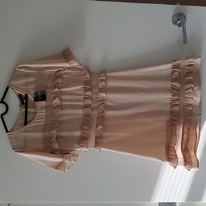 Topshop Dress with ruffles, size US 4